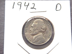 1942 (D) Jefferson Nickel - Foto 1 di 3