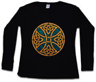 Celtic Knot Logo Sign Vii Women Long Sleeve T Shirt Keltisch Kreuz Cross Iron