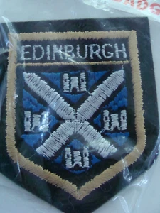 NOP Edinburgh Dragon Badge Embroidered Patch - 3.75" Made in Wales Sew-On - Picture 1 of 4