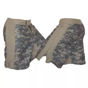 ACU with Tan Stripe Camouflage MMA Fight Shorts MACP - Picture 1 of 2