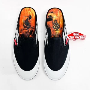 Vans x A$AP Worldwide klassische Slipper-Pantoletten schwarz & rot - Bild 1 von 9