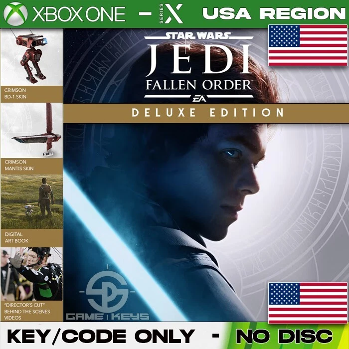 STAR WARS Jedi: Fallen Order Deluxe Edition -XBOX One/ X|S Key (C0DE) USA Region - Image 1 of 1