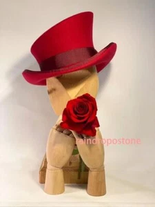 Asymmetric Top Hat Wool Hat Women Men Unisex Hat Steam Punk Hat Top Hat Party - Picture 1 of 24
