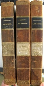 PIERER 3 x Volumes Universal Lexicon 1840 /1/2/ Calf Binding Altenburg Printing - Picture 1 of 5