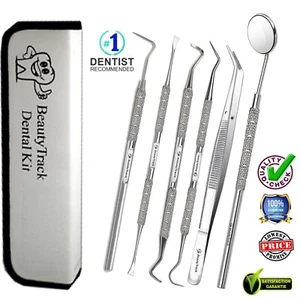 DENTAL TEETH CLEANING KIT MULTI FLOSS PLAQUE REMOVER CARE TOOTH SCRAPER TOOLS - Picture 1 of 43