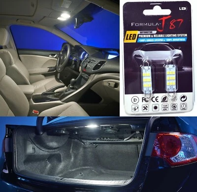 LED Light Canbus Error Free 567 1.2W White 6000K Two Bulbs Interior Dome Replace - Изображение 1 из 4