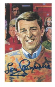 Autographed Signed LOU CARNESECCA St. John's Red Storm Picture Postcard HOF wCOA - Picture 1 of 1