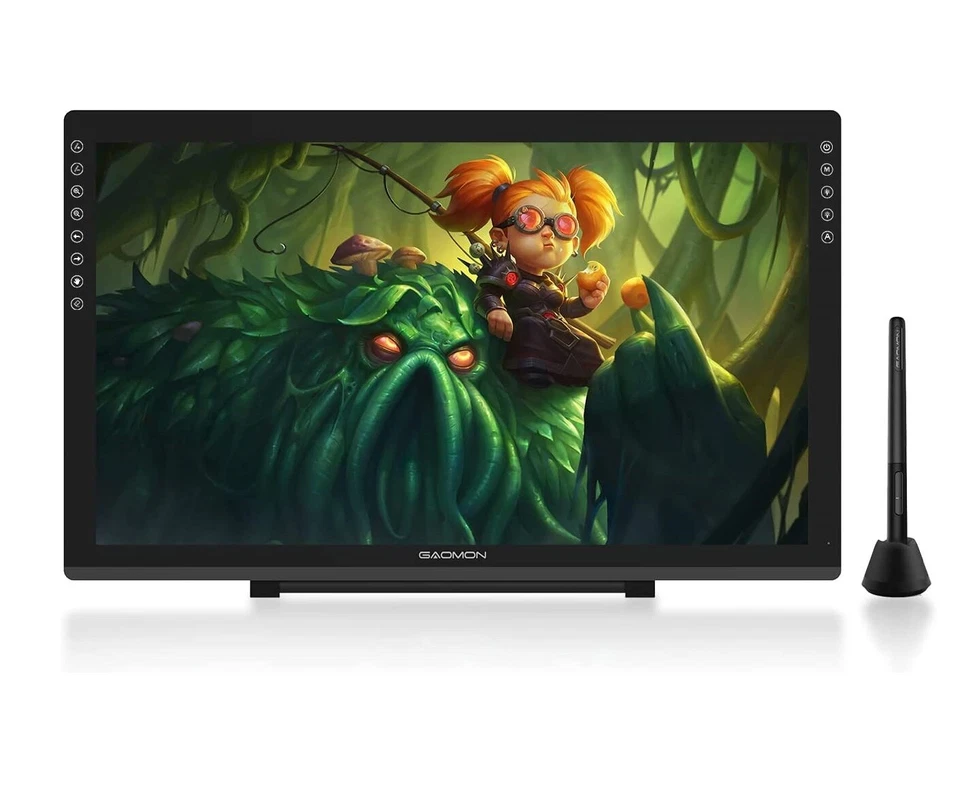 GAOMON PD2200 21,5 volllaminiertes Zeichentablett mit Bildschirm Monitor Stift Display - Bild 1 von 4