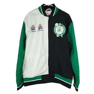 Boston Celtics Mitchell & Ness NBA L Large Warm Up Jacket Finals Champions NWT - Picture 1 of 9