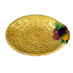 Vintage Carlton Ware Small Oval Fruit Basket Dish Plate Bowl 18cm Wide - Picture 1 of 3