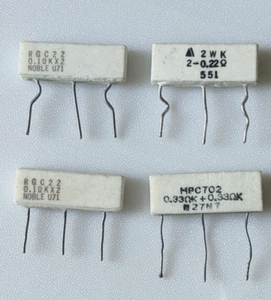 Resistencia Cerámica 2W.RGC22 0.1 OhmX2 o MPC702 0.33OhmX2.Venta EE. UU. - Imagen 1 de 2