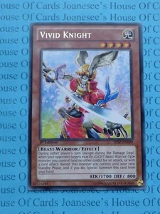 Tarjeta Vivid Knight SHSP-EN099 Plateada Rara Yu-Gi-Oh 1a Edición Nueva - Imagen 1 de 3