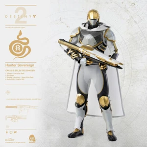 DESTINY 2~HUNTER SOVEREIGN~CALUS' SELECT SHADER~SIXTH SCALE FIGURE~THREEZERO~MIB - Picture 1 of 9