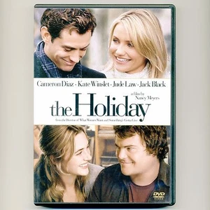 The Holiday 2006 PG-13 romantic comedy movie, mint DVD Diaz, Winslet, Law, Black - Imagen 1 de 4