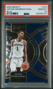 Victor Wembanyama 2023-24 Panini Select Premier Level Blue #121 PSA 10 Rookie RC - Picture 1 of 2