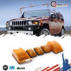Amber Front or Rear Cab Roof Clearance Light Housing Kit For 03-09 Hummer H2 SUT - Bild 1 von 11
