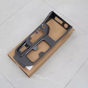 For Nissan Sentra 2020-2023 Carbon ABS Console Gear Shift Frame Panel Cover Trim - Picture 1 of 15