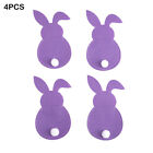 4 Piece Easter Bunny Felt Knife And Fork Pouch Household Cutlery Accessories Sp