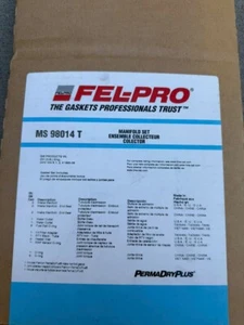 Felpro Intake Manifold Gaskets MS 98014 T for Chevy Olds Le Sabre Impala 98 - Picture 1 of 1