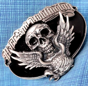 Hart Huntington Tattoo Promo Belt Buckle Skull Eagle Biker Trucker Cowboy.XTT704 - Picture 1 of 8