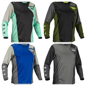 2023 Fly Racing Kinetic Jet Motocross Jersey Motorcycle MX Moto ATV Dirtbike SXS - Picture 1 of 11