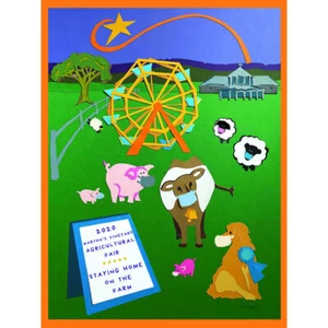 2020 MARTHA'S VINEYARD AGRICULTURAL SOCIETY FAIR EVENT POSTER - ORIGINAL - Picture 1 of 1