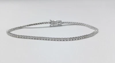 bracciale TENNIS con brillanti in oro 18kt  - Immagine 1 di 4