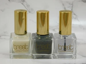 NEW 3x Treat Collection Nail Polish Trio Must Have, Base Coat & Top Coat HTF - Picture 1 of 3