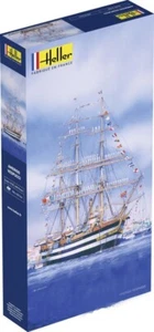 KIT MODELLINO BARCA NAVE STATICO HELLER AMERIGO VESPUCCI MODELLISMO SCALA 1:150 - Foto 1 di 5
