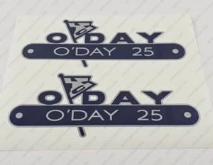 O'DAY 25 BOAT DECALS STICKERS 8.5" x 3.6" 2pcs. - Bild 1 von 5