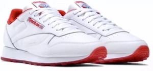 Reebok klassische Herrenschuhe aus Leder Gr. (12) weiß/weiß/Instinkt rot 10003313 Neu im Karton - Bild 1 von 5
