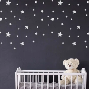 Plantilla de pared de noche estrellada - plantilla de patrón de estrella del cielo nocturno - decoración de bebé hágalo usted mismo - Imagen 1 de 4