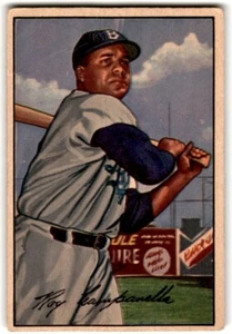 1952 Bowman Roy Campanella #44 CREASED CORNER Brooklyn Dodgers - Picture 1 of 2
