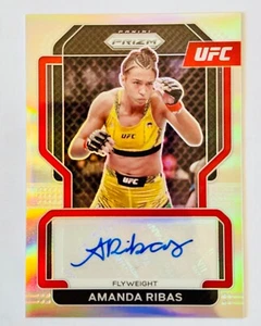 Amanda Ribas 2022 Panini UFC Silver Prizm Autograph Auto - Picture 1 of 1