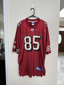 Vintage San Francisco 49ers Vernon Davis #85 Reebok NFL Equipment Jersey XL - Picture 1 of 9