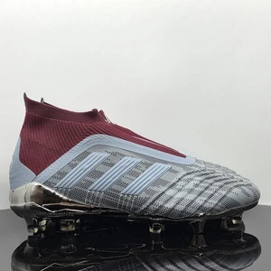 Botines Adidas Predator 18+ Paul Pogba FG Hombre 10 Hierro Gris Metálico Rojo Primeknit - Imagen 1 de 11