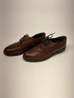 Jeffrey Campbell  Womens Moyra Brown Leather Brogue Oxfords Sz 8.5 - Image 1 of 4