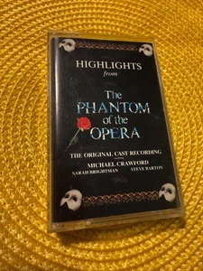 Highlights from The Phantom of the Opera Cassette Tape - Picture 1 of 5