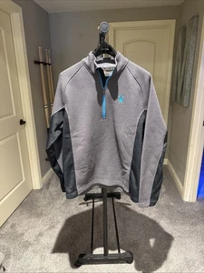 Spyder Herren Large Quarter Zip Pullover Sweater grau schwarz Langarm - neu ohne Etikett - Bild 1 von 6