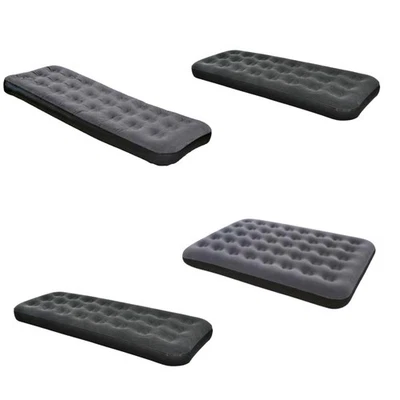 HAPPY PEOPLE Single Luftmatratze für 1 Person, leicht, platzsparend Gästebett, hautfreundlich