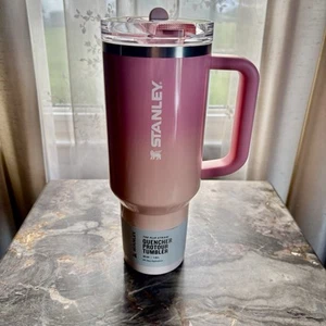 Stanley PINK MESA SUNSET 40oz ProTour Quencher Flip Straw SOLD OUT - In Hand - Picture 1 of 6