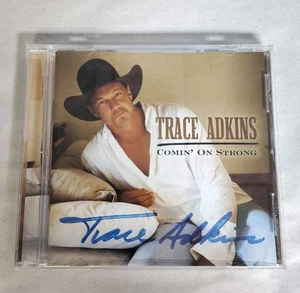 Trace Adkins Signed Autographed CD Booklet "COMIN' ON STRONG" Country Music CD - Picture 1 of 7