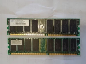512MB (2x256MB) 184-pin, DDR, 333MHz, CL2.5, PC2700U-25330, SODIMM, unbuffered - Picture 1 of 5
