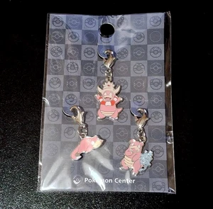 Pokemon Center Schlüsselanhänger Charm Clip Slowpoke Slowbro Slowking Official - Bild 1 von 2