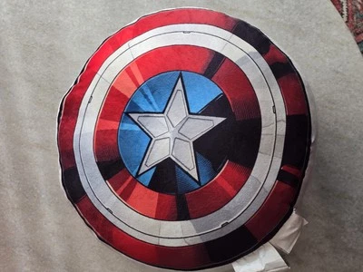 Almohada Marvel Capitán América Brave New World Shield Soft Cloud Acento 15" Nueva con Etiquetas Foto 1 de 4