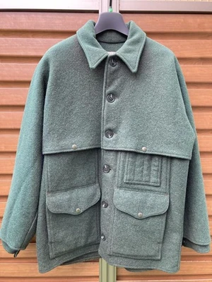 Chaqueta de Lana FILSON Double Mackinaw Cruiser Verde Oliva Hecha en EE. UU. De Colección Años 80 Foto 1 de 4