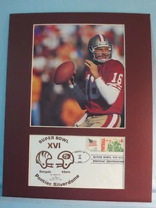 San. Francisco 49er Great Joe Montana Wins Super Bowl XVI & Commemorative Cover - Picture 1 of 2