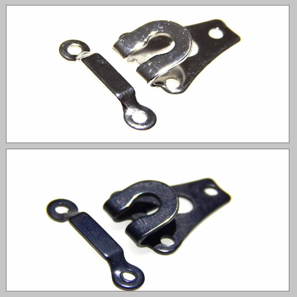 5x / 25x Hosenhaken mit Steg 20 mm Verschluss Klammer Knopf Rockhaken Ösen