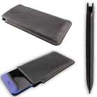 caseroxx Business-Line Case for Archos 55 Helium in black made of faux leather