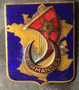 medaille insigne commandos d'afrique dans son jus - Imagen 1 de 8